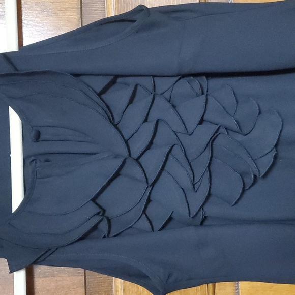 Black Ruffle Suit Tank - Picture 2 of 5